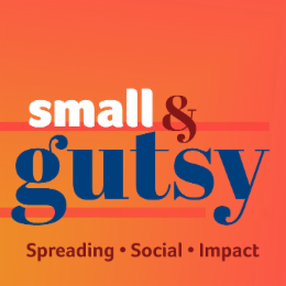 SMALL & GUTSY SPREADING * SOCIAL * IMPACT logo