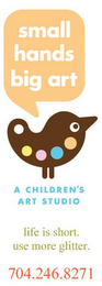 SMALL HANDS BIG ART A CHILDREN'S ART STUDIO logo