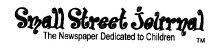 SMALL STREET JOURNAL THE NEWSPAPER DEDICATED TO CHILDREN logo