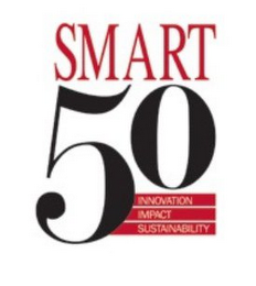 SMART 50 INNOVATION IMPACT SUSTAINABILITY logo