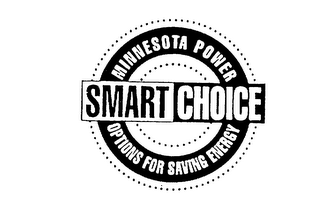 SMART CHOICE MINNESOTA POWER OPTIONS FOR SAVING ENERGY logo