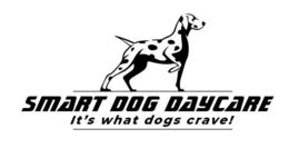 SMART DOG DAYCARE IT'S WHAT DOGS CRAVE! logo