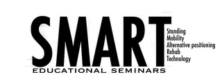 SMART EDUCATIONAL SEMINARS STANDING MOBILITY ALTERNATIVE POSITIONING REHAB TECHNOLOGY logo