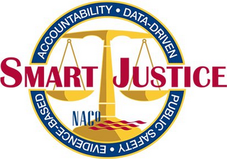 SMART JUSTICE DATA-DRIVEN, ACCOUNTABILITY EVIDENCE-BASED PUBLIC SAFETY NACO logo
