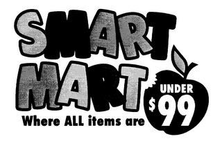 SMART MART WHERE ALL ITEMS ARE UNDER $99 logo