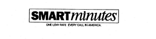 SMART MINUTES ONE LOW RATE EVER CALL INAMERICA. logo