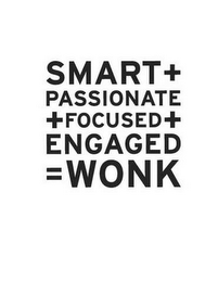 SMART, PASSIONATE, FOCUSED, ENGAGED, WONK logo
