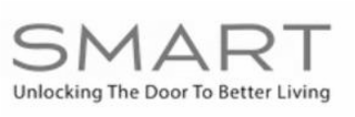 SMART UNLOCKING THE DOOR TO BETTER LIVING logo