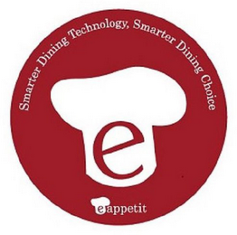SMARTER DINING TECHNOLOGY, SMARTER DINING CHOICE E EAPPETIT logo