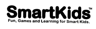 SMARTKIDS FUN, GAMES AND LEARNING FOR SMART KIDS. logo