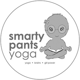 SMARTY PANTS YOGA YOGA BRAINS GIRL POWER logo