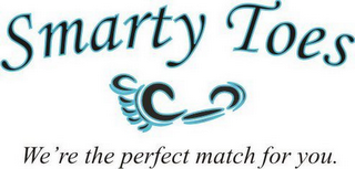 SMARTY TOES WE'RE THE PERFECT MATCH FOR YOU. logo