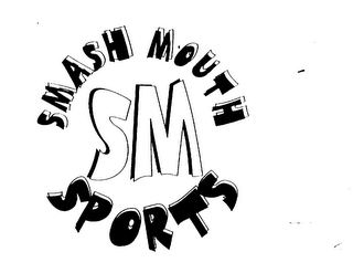 SMASH MOUTH SPORTS SM logo