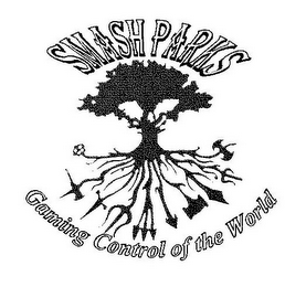 SMASH PARKS GAMING CONTROL OF THE WORLD logo