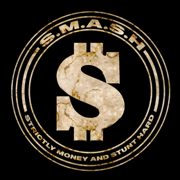 S.M.A.S.H STRICTLY MONEY AND STUNT HARD logo