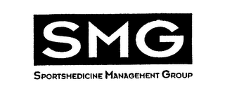 SMG SPORTSMEDICINE MANAGEMENT GROUP logo