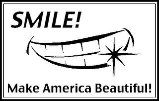 SMILE! MAKE AMERICA BEAUTIFUL! logo