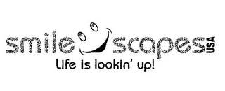 SMILE SCAPES USA LIFE IS LOOKIN' UP! logo