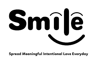 SMILE SPREAD MEANINGFUL INTENTIONAL LOVE EVERYDAY logo