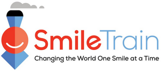 SMILE TRAIN CHANGING THE WORLD ONE SMILE AT A TIME logo