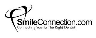 SMILECONNECTION.COM CONNECTING YOU TO THE RIGHT DENTIST logo
