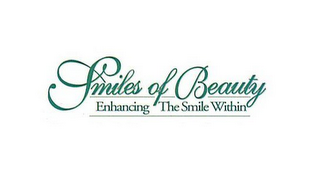 SMILES OF BEAUTY ENHANCING THE SMILE WITHIN logo