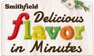 SMITHFIELD DELICIOUS FLAVOR IN MINUTES logo