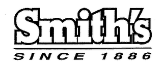 SMITH'S SINCE 1886 logo