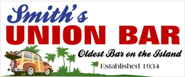 SMITH'S UNION BAR OLDEST BAR ON THE ISLAND ESTABLISHED 1934 logo