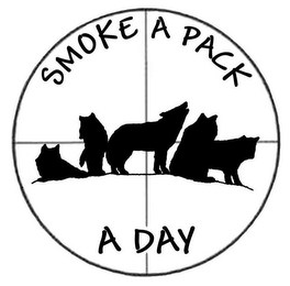 SMOKE A PACK A DAY BACK OF SHIRT AND WINDOW DECAL logo