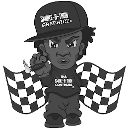 SMOKE-A-THON GRAPHICZ THA SMOKE-A-THON CONTINUES logo