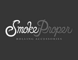 SMOKE PROPER ROLLING ACCESSORIES logo