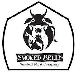 SMOKED BELLY SMOKED MEAT COMPANY logo