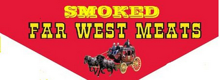 SMOKED FAR WEST MEATS logo