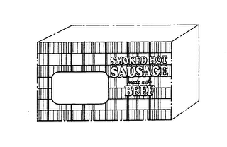 SMOKED HOT SAUSAGE MADE WITH BEEF logo