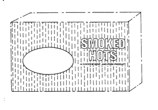 SMOKED HOTS A CHICKEN BEEF AND PORK PRODUCT logo