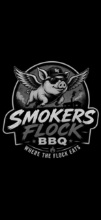 SMOKERS FLOCK BBQ WHERE THE FLOCK EATS logo