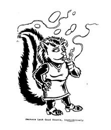 SMOKERS LACK GOOD SCENTS, INSTINKTIVELY logo