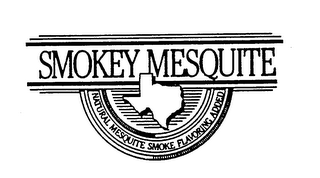SMOKEY MESQUITE NATURAL MESQUITE SMOKE FLAVORING ADDED logo