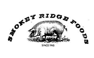 SMOKEY RIDGE FOODS SINCE 1945 logo