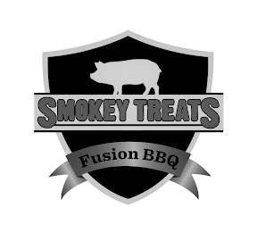 SMOKEY TREATS FUSION BBQ logo