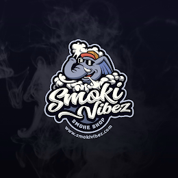 SMOKI VIBEZ WWW.SMOKIVIBEZ.COM, SMOKE SHOP logo