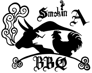 SMOKIN A BBQ logo