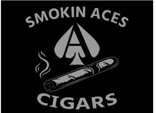 SMOKIN ACES A CIGARS logo