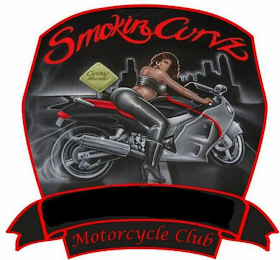 SMOKIN CURVZ CURVES AHEAD MOTORCYCLE CLUB logo