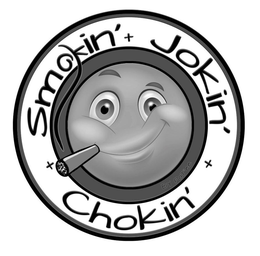 SMOKIN' JOKIN' CHOKIN' BY PAT'EE logo