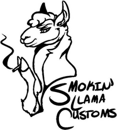 SMOKIN' LLAMA CUSTOMS logo