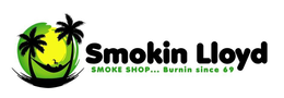 SMOKIN LLOYD SMOKE SHOP...BURNIN SINCE 69 logo