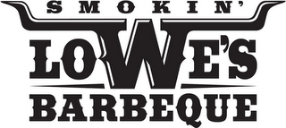 SMOKIN' LOWE'S BARBEQUE logo