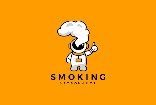 SMOKING ASTRONAUTS logo